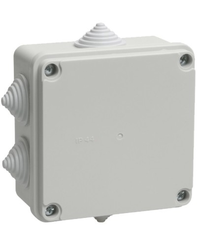 Коробка КМ41233 распаячная для о/п (RAL7035, 6 гермовводов) IEK UKO11-100-100-050-K41-44 в Ставрополе Распределительные коробки Pintop.ru