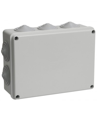 Коробка КМ41243 распаячная для о/п (RAL7035, 10 гермовводов) IEK UKO11-190-140-070-K41-44 в Ставрополе Распределительные коробки Pintop.ru