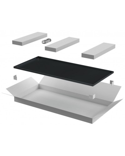 ITK LINEA N Дверь металлическая 800мм шкафа 47U чер. (LN05-47U8X-DM) в Ставрополе Аксессуары для стоек и шкафов Pintop.ru