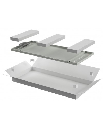 ITK LINEA N Панель задняя 600мм шкафа 28U сер. (LN35-28U6X-ZM) в Ставрополе Аксессуары для стоек и шкафов Pintop.ru