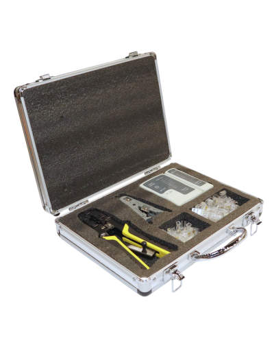 Набор инструментов для изготовления и тестирования патч-кордов LANMASTER LAN-NT-TK/PATCH-TST в Ставрополе Аксессуары для стоек и шкафов Pintop.ru