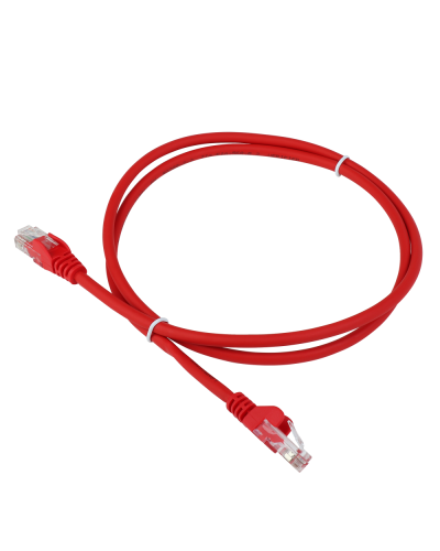 Патч-корд LANMASTER LSZH UTP кат.5e, 12 м, красный LANMASTER LAN-PC45/U5E-12-RD в Ставрополе Патчкорды (медные) Pintop.ru
