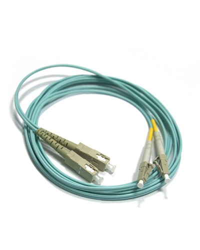 Шнур оптический LC-SC, duplex, 50/125, OM3, LSZH, 1 м LANMASTER LAN-2LC-2SC/OM3-1.0 в Ставрополе Патч-корды оптические Pintop.ru