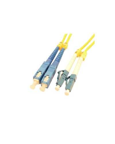 Патч-корд оптический дуплексный, ST/UPC-LC/UPC, SM, LSZH, 2 м LANMASTER LAN-2ST-2LC/SU-2.0 в Ставрополе Патч-корды и пигтейлы Pintop.ru