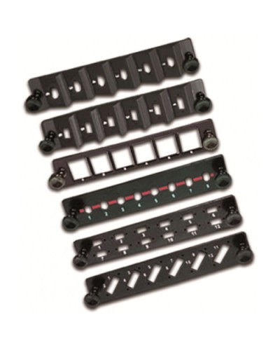 Панель адаптерная на 6 SC/12 LC адаптеров с угловой установкой для кросса LAN-FOB10-1P LANMASTER LAN-FP10-6SC/A в Ставрополе Аксессуары для стоек и шкафов Pintop.ru