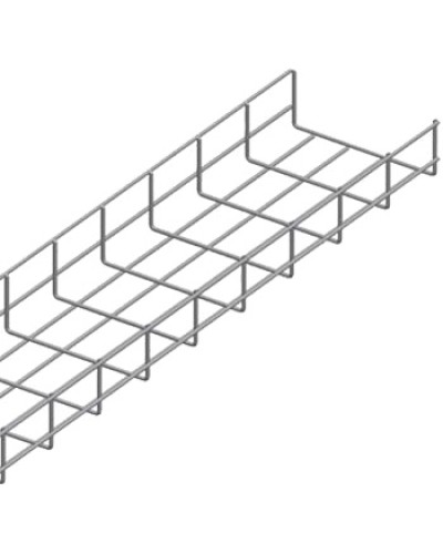 Лоток проволочный 75х100мм, Ф3.8мм, оцинкованный (3 м) LANMASTER LAN-MT75x100-3.8EZ в Ставрополе Кабельные лотки Pintop.ru