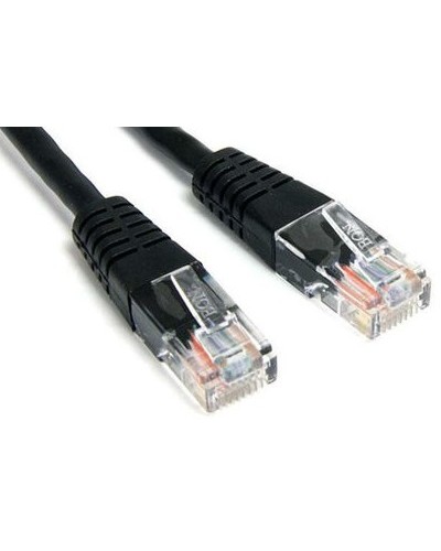 Патч-корд RJ45 - RJ45, 4 пары, UTP, категория 6, 7 м, черный, LSZH LANMASTER LAN-PC45/U6-7.0-BK в Ставрополе Патч-корды и пигтейлы Pintop.ru