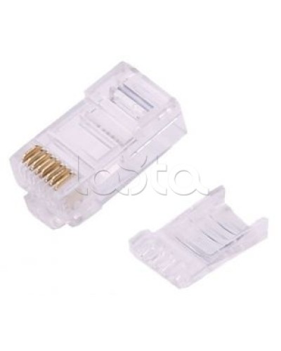 Штекер RJ45 (8P8C) CAT6 со вставкой LAZSO APJ15 в Ставрополе Коннекторы Pintop.ru