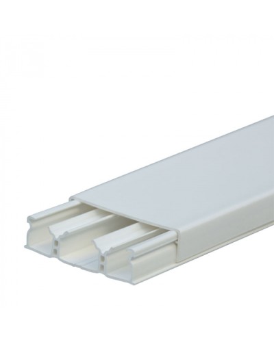 Мини-плинтус DLPlus 60x16 - 3 секции - длина 2,10 м - белый Legrand 030026 в Ставрополе Кабель-канал Pintop.ru