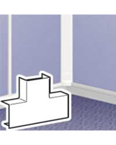 Т-образное ответвление для мини-плинтуса DLPlus 32x16 белый Legrand 033330 в Ставрополе Аксессуары для кабель-канала Pintop.ru