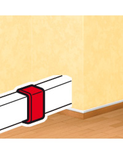 Накладка на стык DLPlus 60х16/20 белый Legrand (033608) в Ставрополе Аксессуары для кабель-канала Pintop.ru