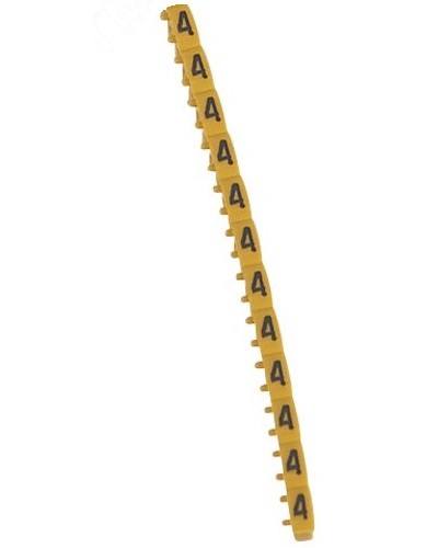 Маркер 4 0,15/0,5 ЖЛТ CAB3 Legrand 038104 в Ставрополе Аксессуары для кабель-канала Pintop.ru