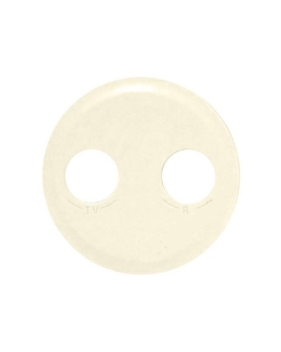 Лицевая панель для розетки TV/FM слоновая кость Celiane Legrand 066232 в Ставрополе Аксессуары для кабель-канала Pintop.ru