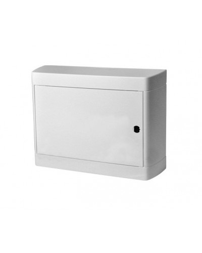 Накладной распределительный щит Nedbox с белой дверью 1 рейка х 12 (+1) модулей Legrand 601236 в Ставрополе Боксы для автоматов Pintop.ru