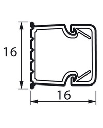 Кабель-канал METRA 16x16 Legrand (638191) в Ставрополе Кабель-канал Pintop.ru
