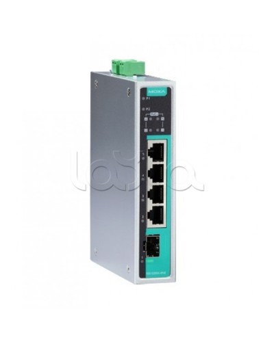 Коммутатор PoE 5-портовый Moxa EDS-G205A-4PoE-1GSFP в Ставрополе Коммутаторы Pintop.ru
