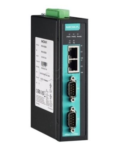 Сервер 2-портовый RS-232/422/485 в Ethernet Moxa NPort IA-5250A в Ставрополе Дополнительное оборудование для ОПС Pintop.ru