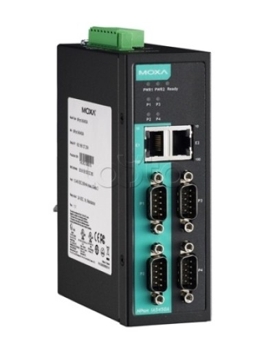 Сервер 4-портовый RS-232/422/485 в Ethernet Moxa NPort IA-5450AI-T в Ставрополе Дополнительное оборудование для ОПС Pintop.ru