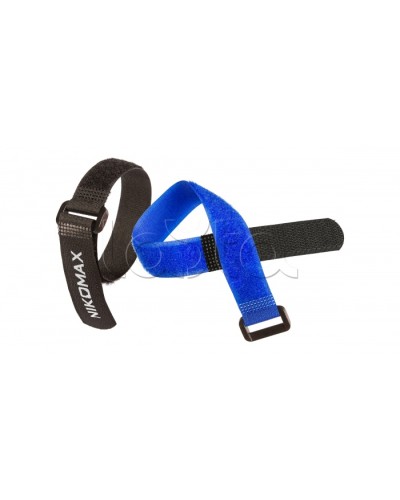 Стяжка-липучка NIKOMAX NMC-CTV290-20-HB-BL-10 (10шт) в Ставрополе Стяжки-хомуты Pintop.ru