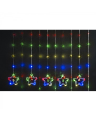 Гирлянда Navigator 95 014 NGF-D035-03 (бахрома звезды и фигурки RGBY 3*0.6м IP20 в Ставрополе Источники света(Лампы) Pintop.ru