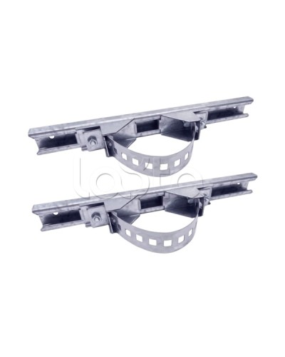 Комплект крепления на столб для станций 400-600 мм OSNOVO в Ставрополе Кронштейны и адаптеры для камер и мониторов Pintop.ru