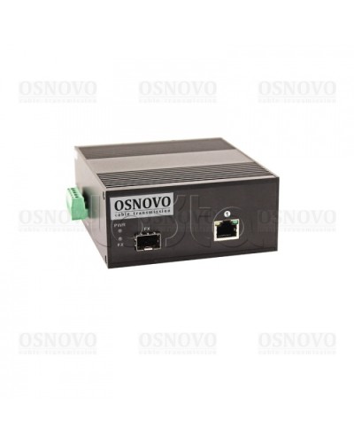 Медиаконвертер Gigabit Ethernet с поддержкой PoE OSNOVO OMC-1000-11X/I в Ставрополе Медиаконвертеры Pintop.ru