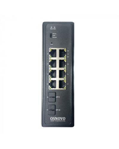 OSNOVO SW-80802-IM(port 90W,360W) Промышленный Web-управляемый PoE коммутатор в Ставрополе Коммутаторы Pintop.ru