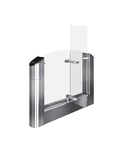 Модуль турникета крайний с высокими створками и картоприемником Oxgard Praktika T-04-SMTК-660 в Ставрополе Турникеты Pintop.ru