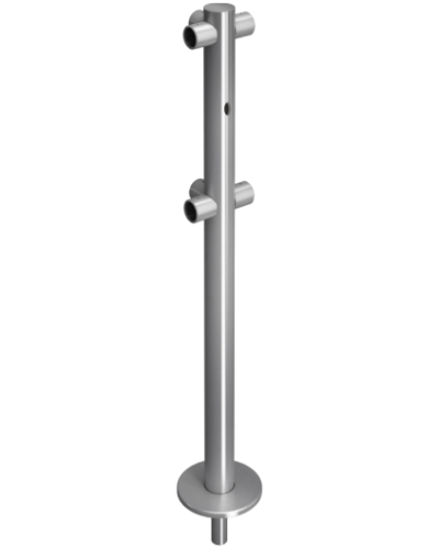 Стойкаограждения съемная Т-образная Oxgard ВЗР 1996Р.21-07 в Ставрополе Ограждения Pintop.ru