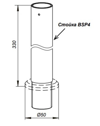Стойка PERCo-BSP4 в Ставрополе Дополнительное оборудование для СКУД Pintop.ru