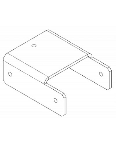 Накладка прямая нижняя PERCo-MB-16.4 в Ставрополе Дополнительное оборудование для СКУД Pintop.ru