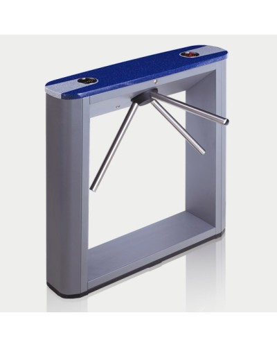 Турникет тумбовый электромеханический с планками антипаника, синей крышкой PERCo-TTD-03.1S (планки антипаника, синяя крышка) в Ставрополе Турникеты Pintop.ru