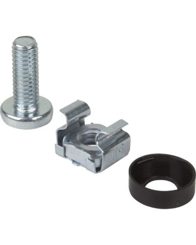 Комплект крепежа винт+шайба+гайка M6x16 REXANT (04-2686) в Ставрополе Аксессуары для стоек и шкафов Pintop.ru