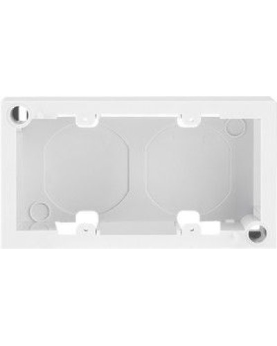 Короб накладной для лицевых панелей 80х150 под 4 модуля 45х22,5 Mosaic 03-0127 в Ставрополе Распределительные коробки Pintop.ru