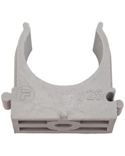 Крепёж-клипса для труб ø25 мм, серая (100 шт/уп)Rexant (28-0125-2) в Ставрополе Держатели, клипсы, скобы Pintop.ru