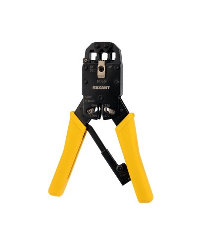 Кримпер для обжима 10P10C / 8P8C / 6P6C / 4P4C (HT-200R) (TL-200R) REXANT (12-3442) в Ставрополе Монтажные материалы Pintop.ru