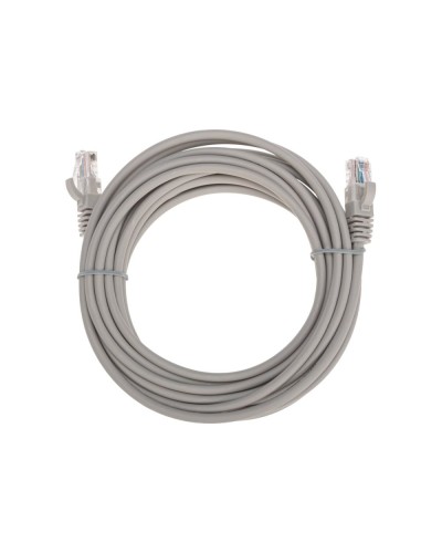 Патч-корд U/UTP, CAT 5e, RJ45-RJ45, 26AWG, LSZH, серый, 5м REXANT 02-0100-5 в Ставрополе Патчкорды (медные) Pintop.ru