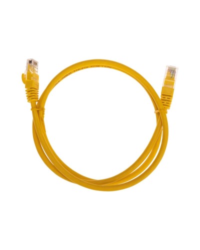 Патч-корд U/UTP, CAT 6, RJ45-RJ45, 26AWG, LSZH, желтый, 1м REXANT 02-0295-1 в Ставрополе Патчкорды (медные) Pintop.ru