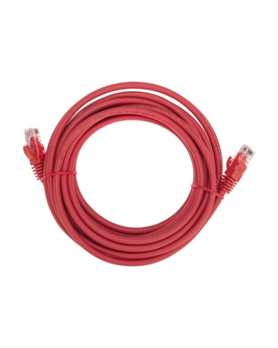 Патч-корд U/UTP, CAT 6, RJ45-RJ45, 26AWG, LSZH, красный, 5м REXANT 02-0293-5 в Ставрополе Патчкорды (медные) Pintop.ru
