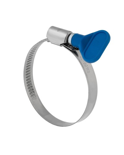 Хомут червячный 32-50/9-0,7мм, с ключом, нержавеющая сталь W2, (50 шт/уп) REXANT 07-0732-1 в Ставрополе Стяжки-хомуты Pintop.ru