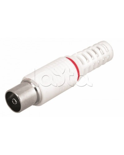 Разъем гнездо TV без пайки белый (100шт/уп) REXANT 05-2043 в Ставрополе Коннекторы Pintop.ru