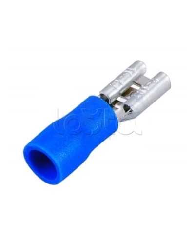 Клемма плоская изолированная 1.5-2.5 мм² (КПИ гнездо - 5.6мм) (100шт/уп) REXANT 08-0432 в Ставрополе Клеммные колодки Pintop.ru