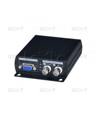 Преобразователь-разветвитель AHD/HDCVI/HDTVI в HDMI/VGA/CVBS SC&T AD001HD4 в Ставрополе Видеоусилители, Модуляторы, Делители Pintop.ru