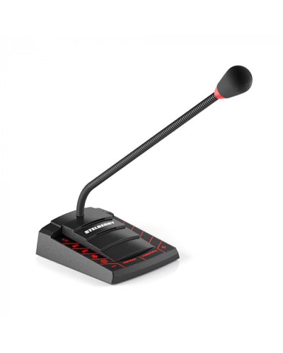 Пульт громкого оповещения на 60 Ватт STELBERRY F-700 в Ставрополе Микрофонные консоли и микрофоны Pintop.ru