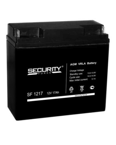 Аккумулятор свинцово-кислотный Security Force SF 1217 в Ставрополе Электротехническое оборудование Pintop.ru