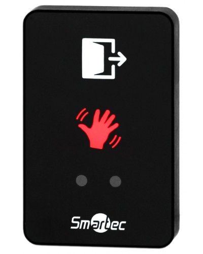 Кнопка ИК-бесконтактная накладная ИД индикатор Smartec ST-EX310L-BK в Ставрополе Кнопки выхода Pintop.ru