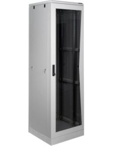 Комплект дверей передняя стеклянная задняя цельнометаллическая для шкафа серии TFL 47U TLK (TFL-4-4760-GM-GY) в Ставрополе Аксессуары для стоек и шкафов Pintop.ru