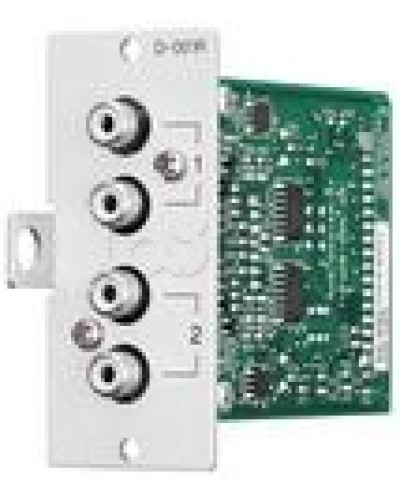 Модуль стерео входа небалансный 2-х канальный TOA D-001R в Ставрополе Системы оповещения и трансляции TOA Pintop.ru