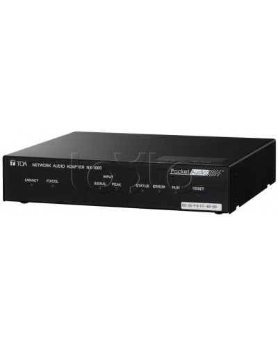 Шлюз передачи аудио, управляющих сигналов через сеть TOA NX-100S W в Ставрополе Системы оповещения и трансляции TOA Pintop.ru