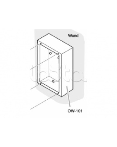 Коробка накладная TOA OW-101 в Ставрополе Аксессуары для СОУЭ Pintop.ru